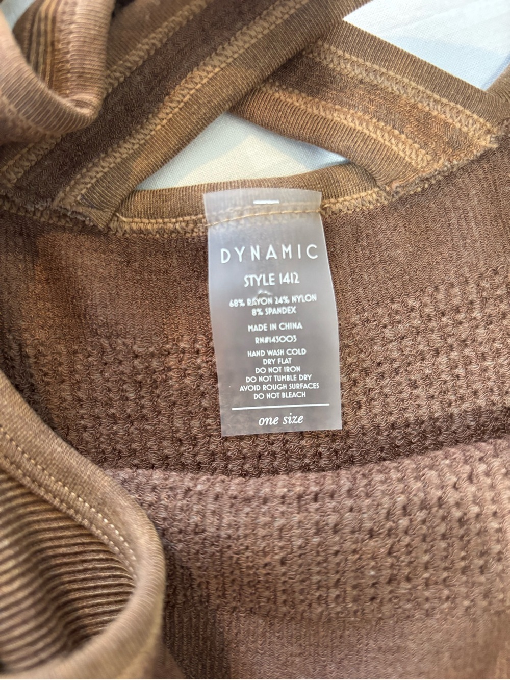 Dynamic 1412 Ribbed Romper Unitard - Picture 6 of 6
